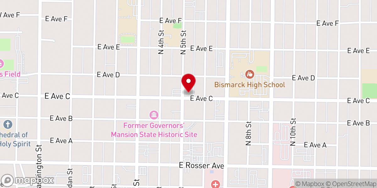 Map showing location of Gap Teen Church
