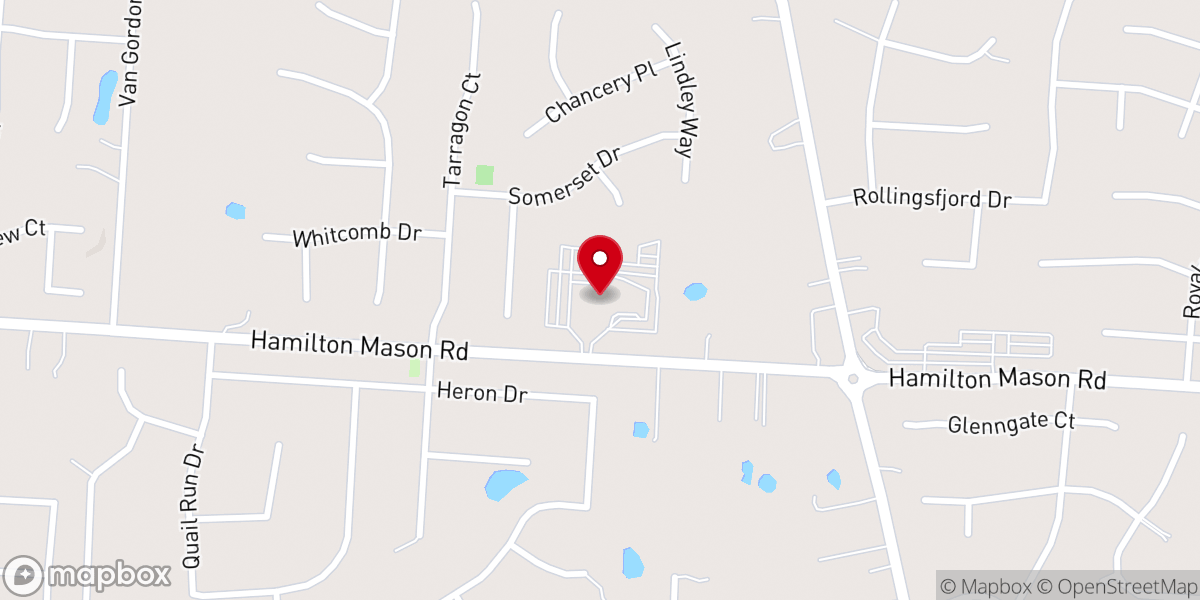 Map showing location of St. Maximilian Kolbe Parish
