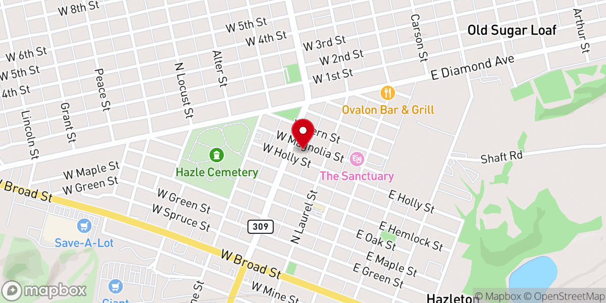 Map showing location of Misionera