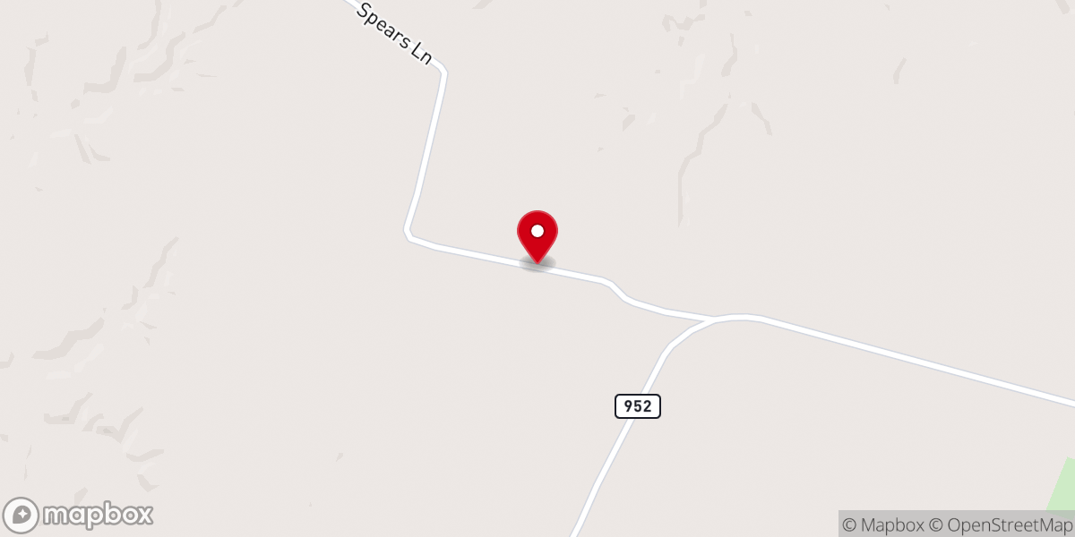 Map showing location of Pilgrims Rest Church