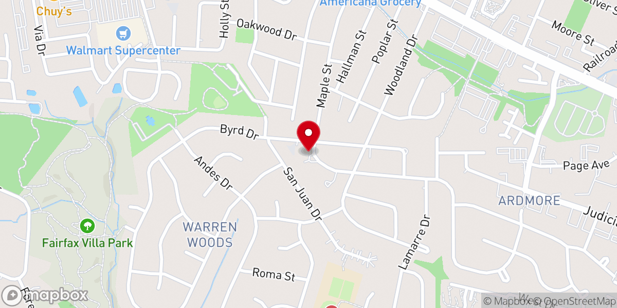Map showing location of Divine Mercy Praise and Worship Va Inc