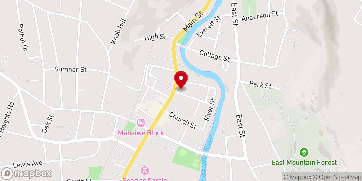 Map showing location of Walking Our Talk