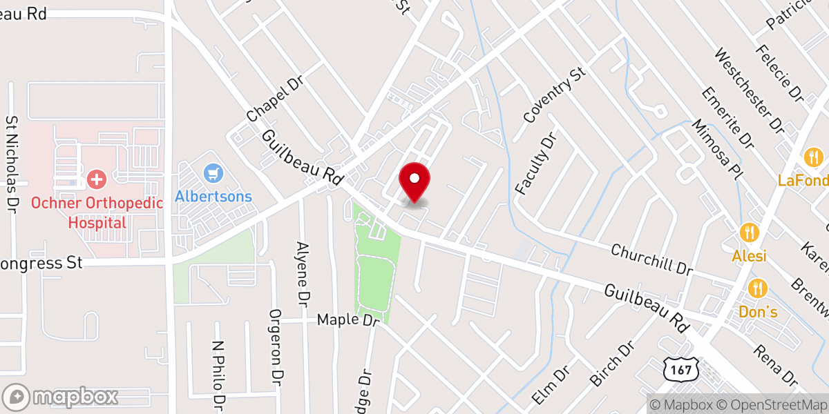 Map showing location of St. Lydia's Anglican Church