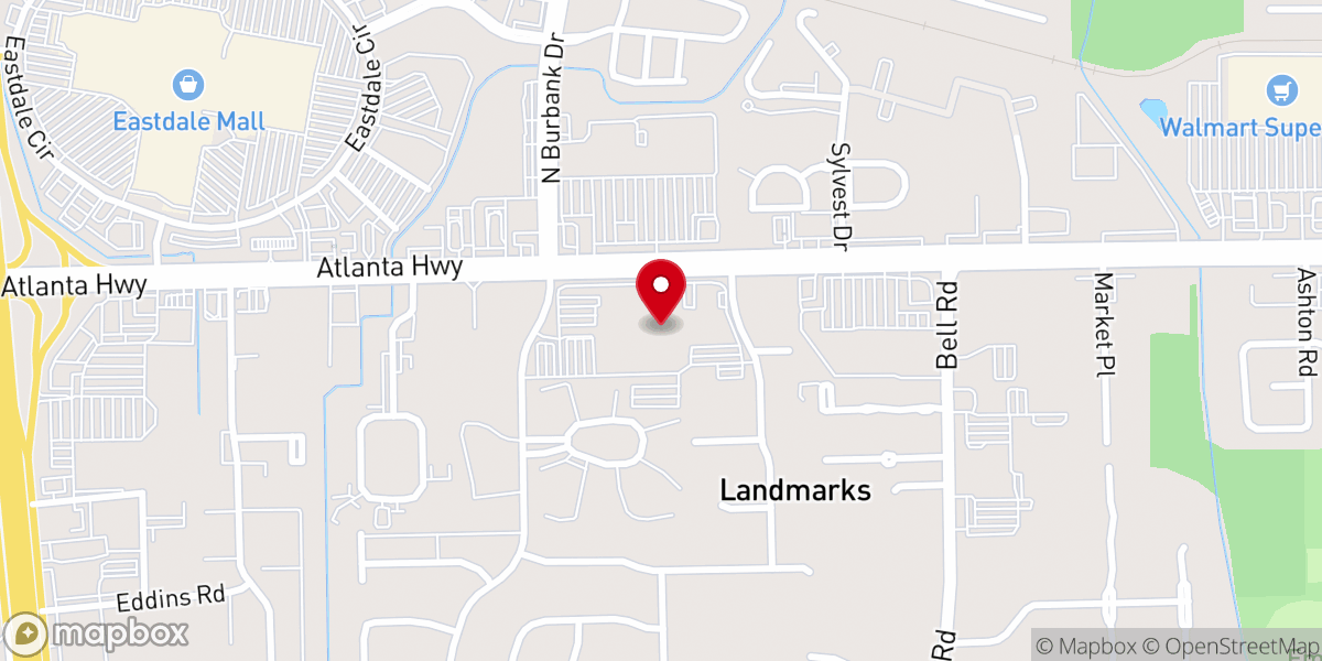 Map showing location of Frazer Memorial United Methodist Church