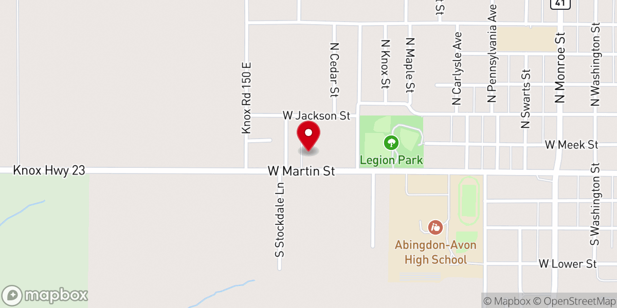 Map showing location of New Harvest Church