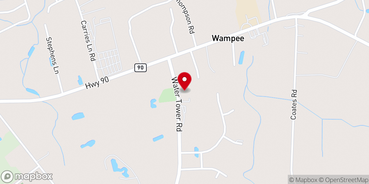 Map showing location of Father's Cup Ministries Church