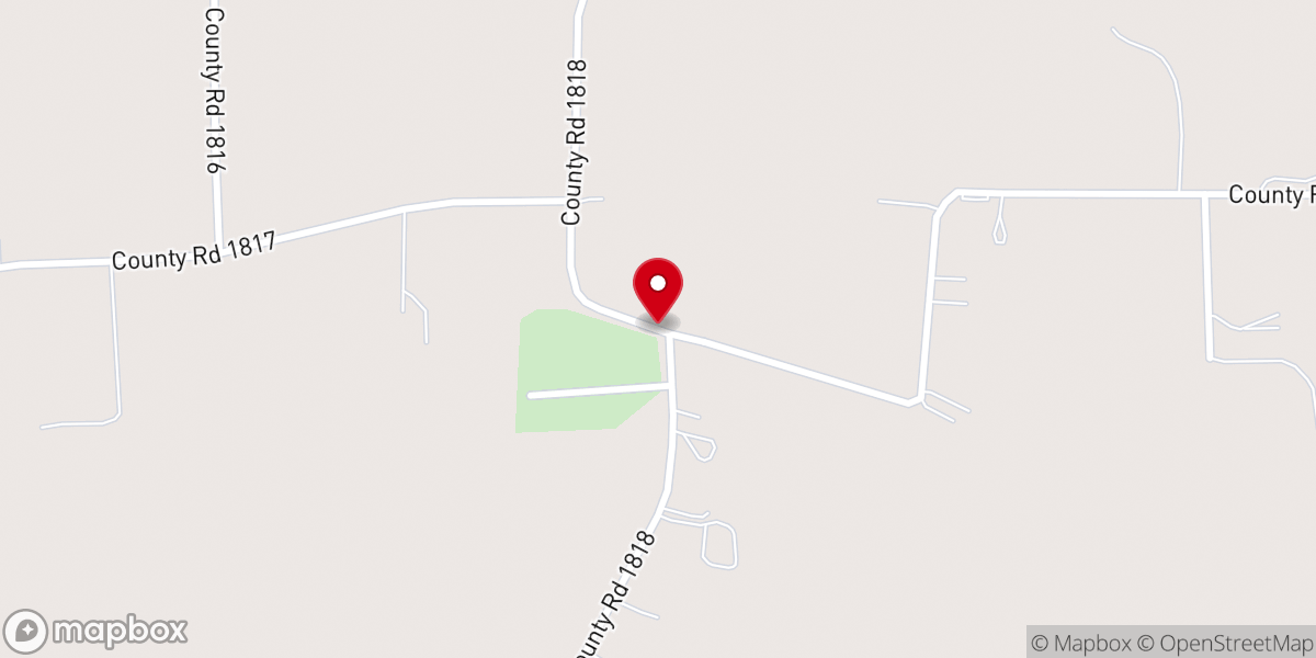 Map showing location of Creagleville Church
