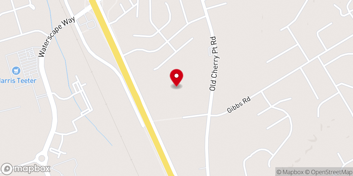 Map showing location of Brice's Creek Bible Church