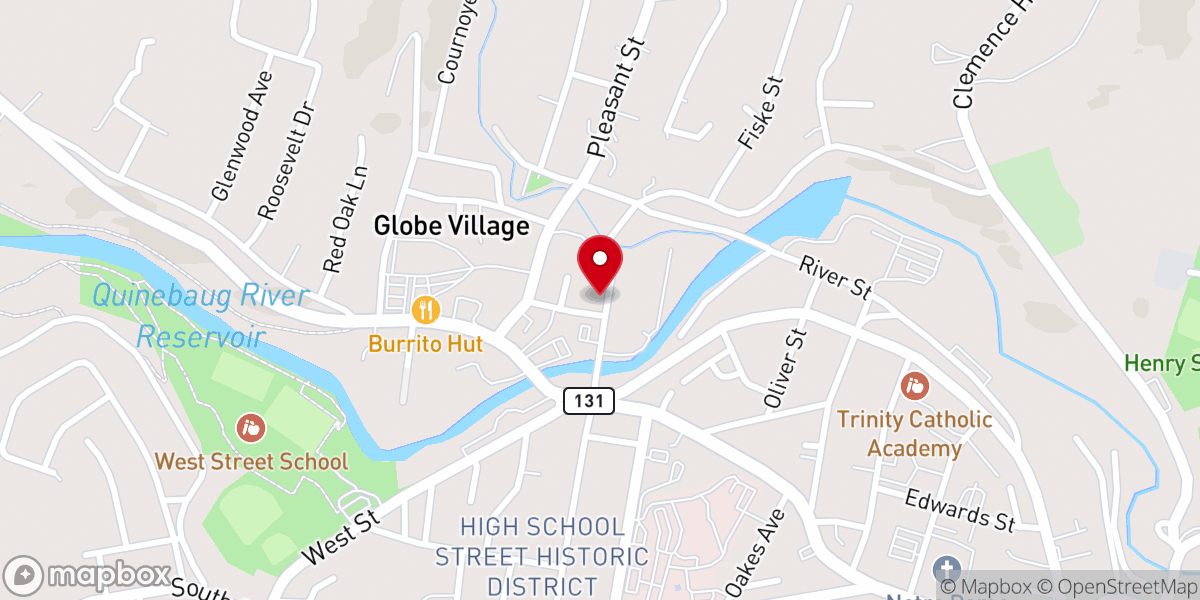 Map showing location of Fraternal Order of Eagles