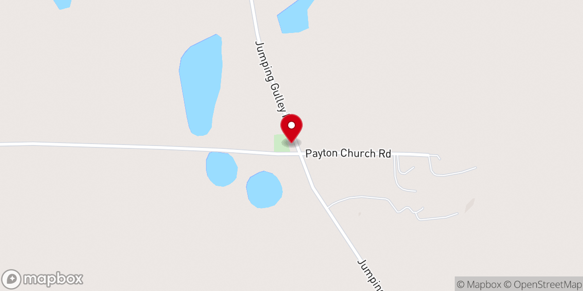 Map showing location of Payton AME Church