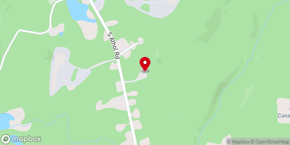 Map showing location of Athol Seventh-day Adventist Church