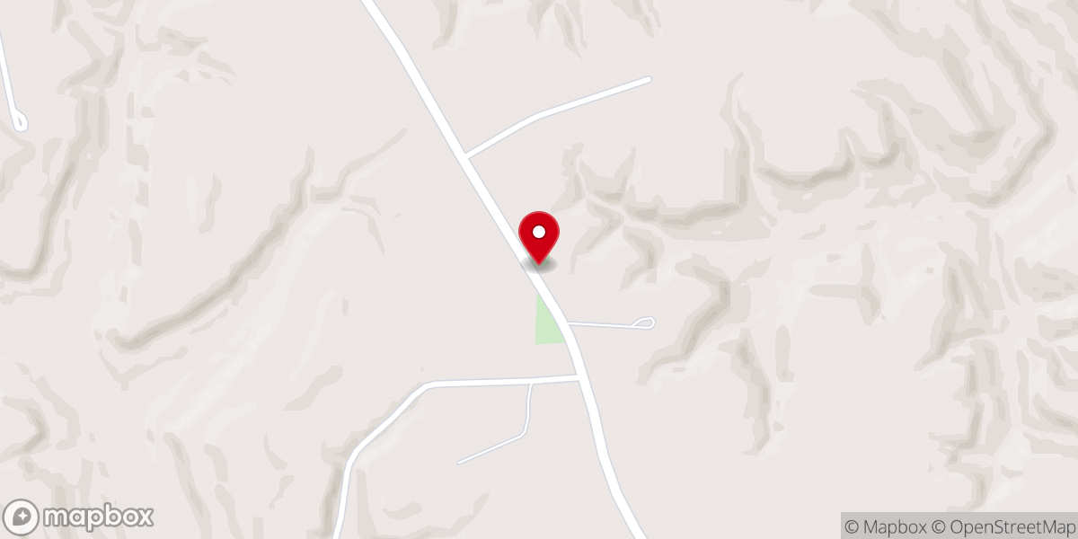Map showing location of Solomon Evangelical Lutheran Church