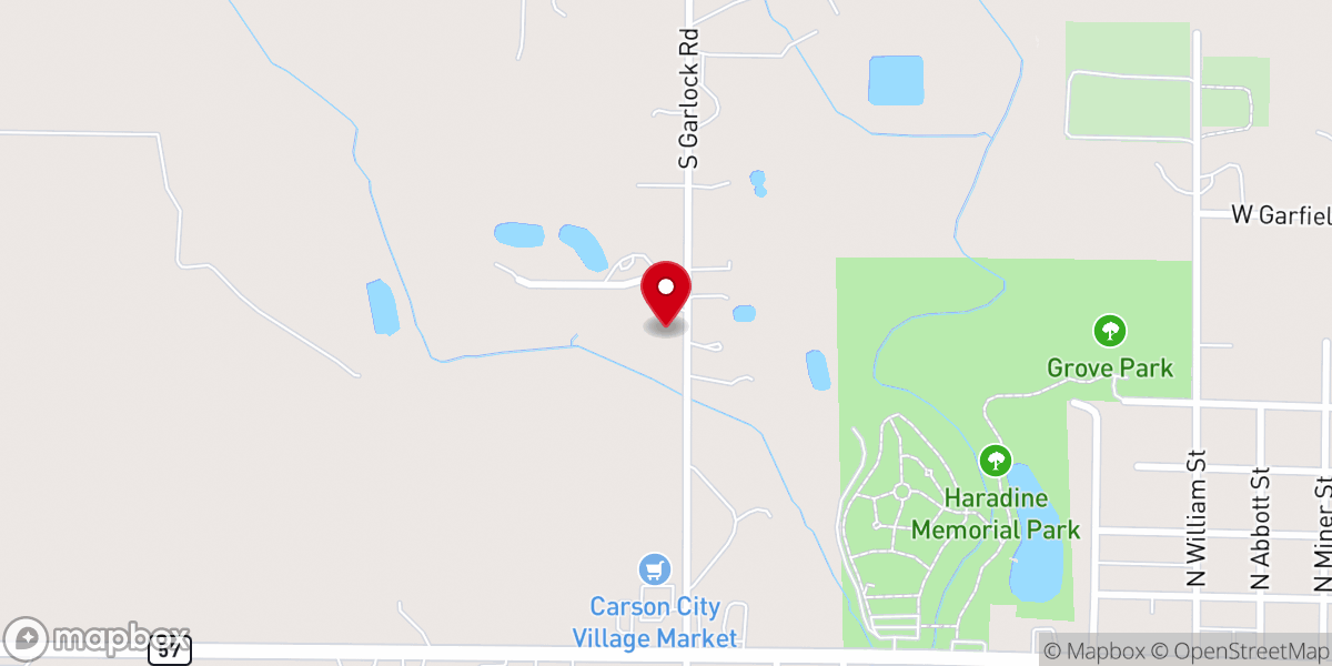 Map showing location of Barrett James