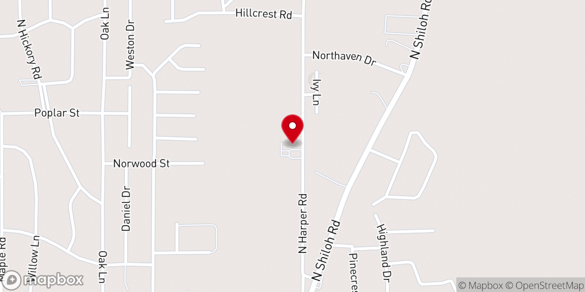 Map showing location of St James Catholic Church