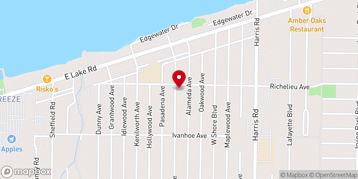 Map showing location of Sheffield United Church-Christ