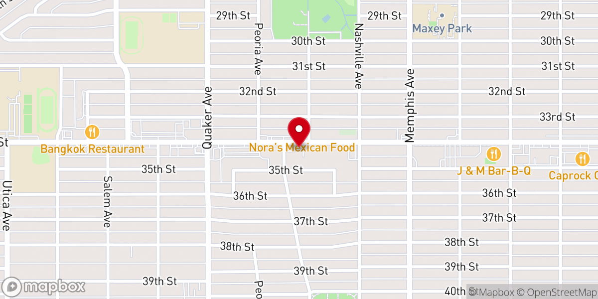 Map showing location of Liberty Baptist Church