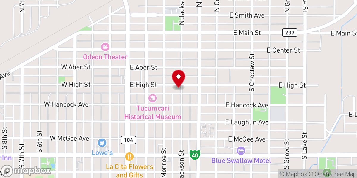 Map showing location of High Street Church