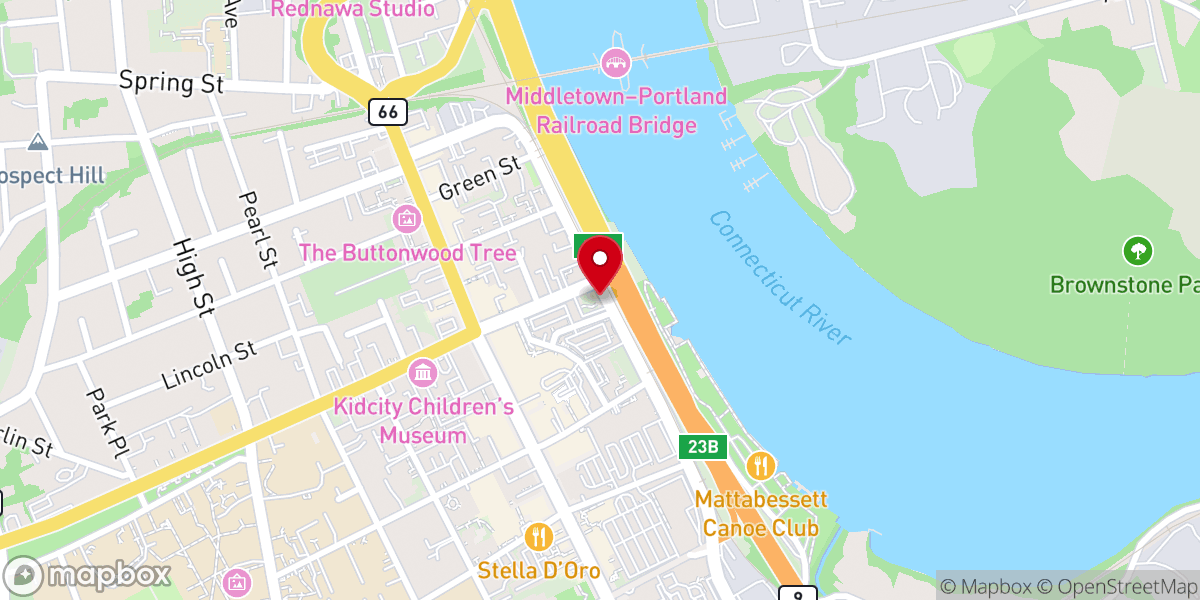 Map showing location of Connecticut Center for Spiritual Living
