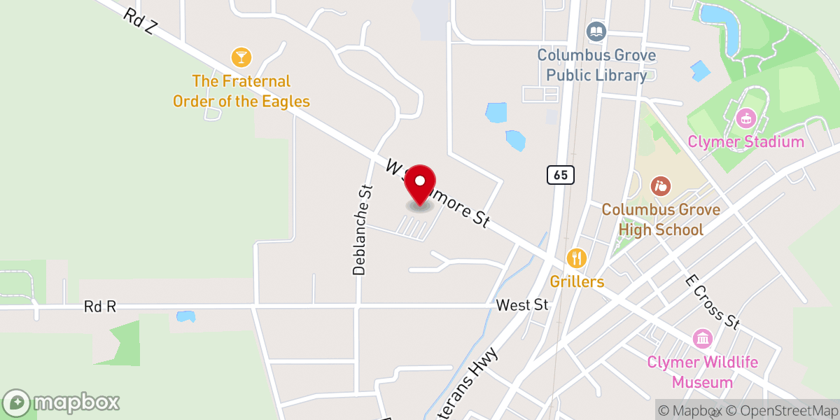 Map showing location of Saint Anthony Catholic Church