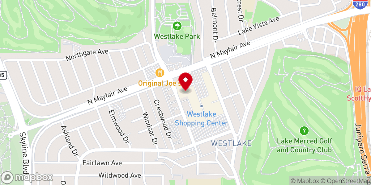 Map showing location of Church of Scientology
