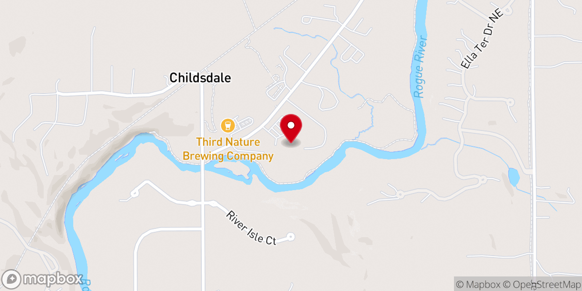 Map showing location of Bridgeway Community Church