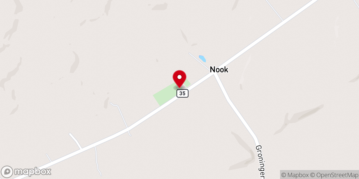 Map showing location of St Paul's Lutheran Church