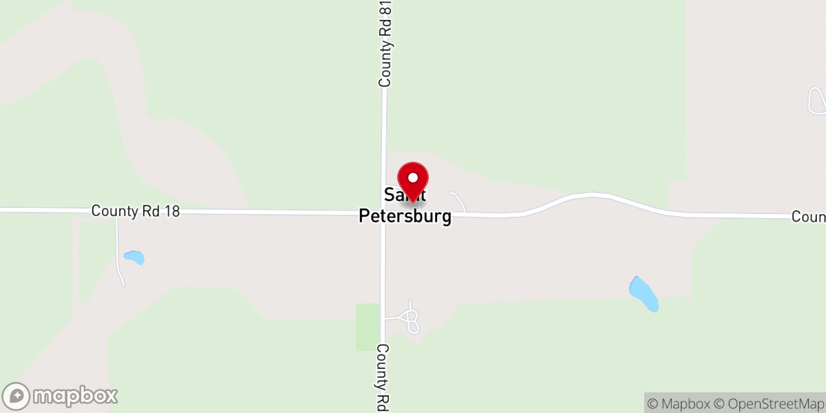 Map showing location of Saint Peter the Apostle Catholic Church