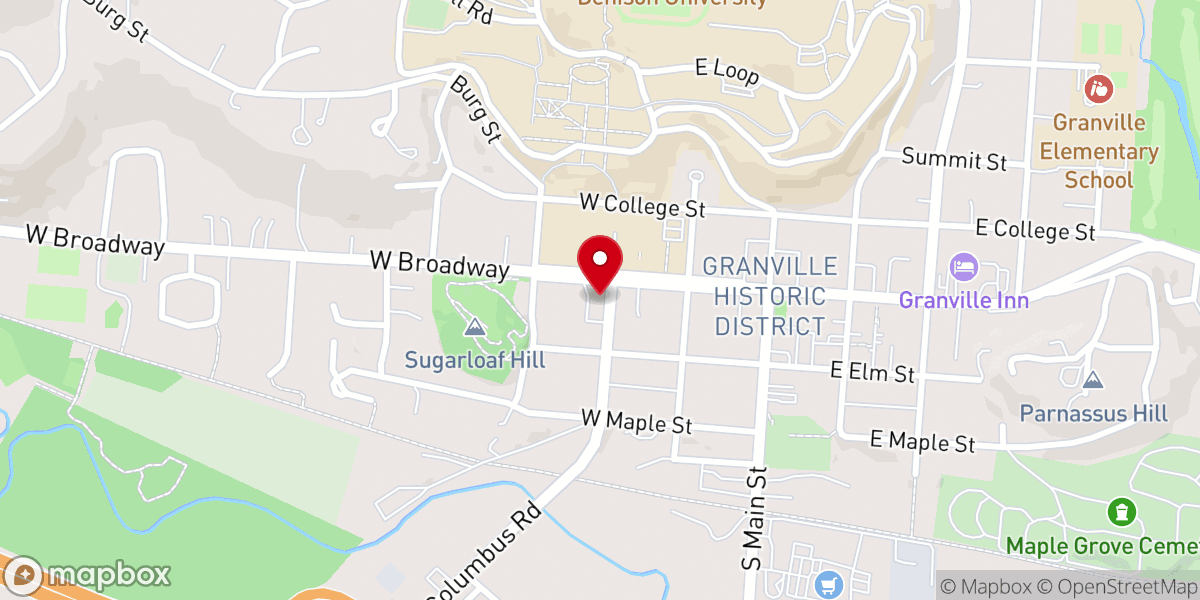Map showing location of The Granville Chapel