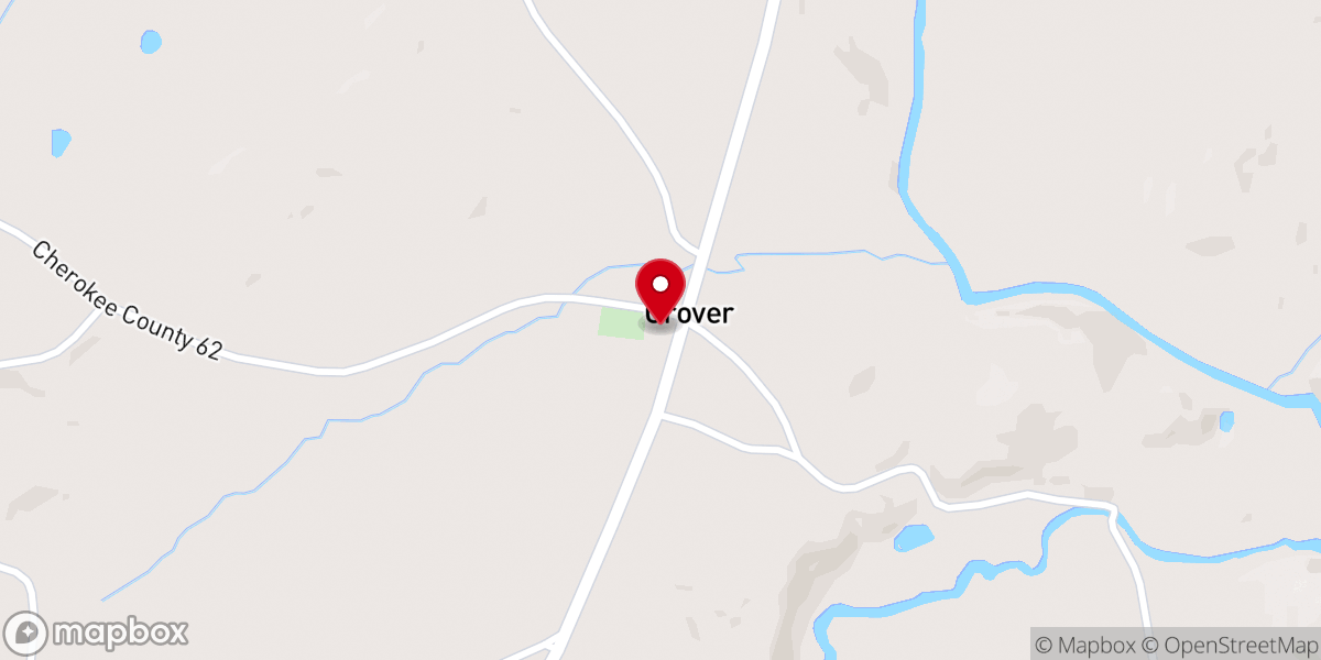 Map showing location of Berea Church of Christ