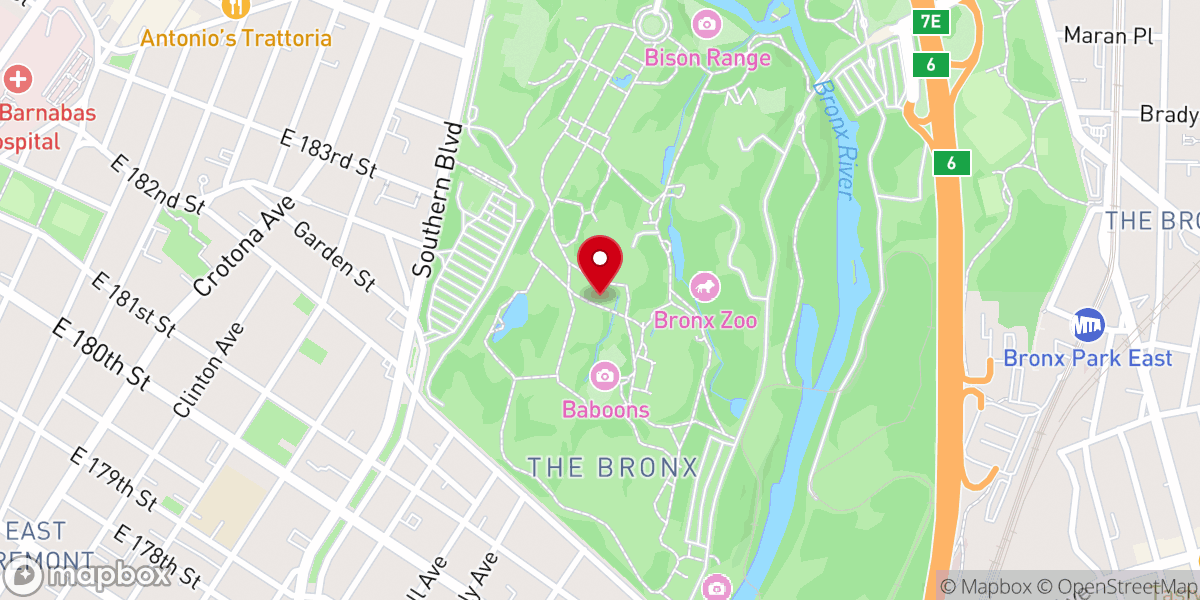Map showing location of Reptile House