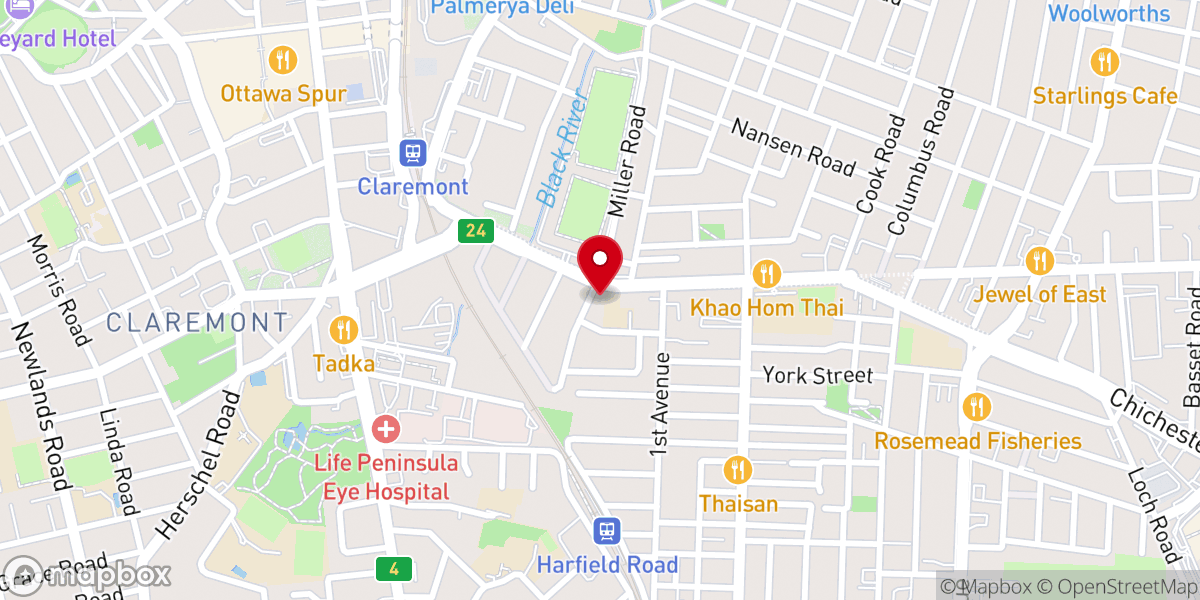 Map showing location of St. Ignatius of Loyola Catholic Church