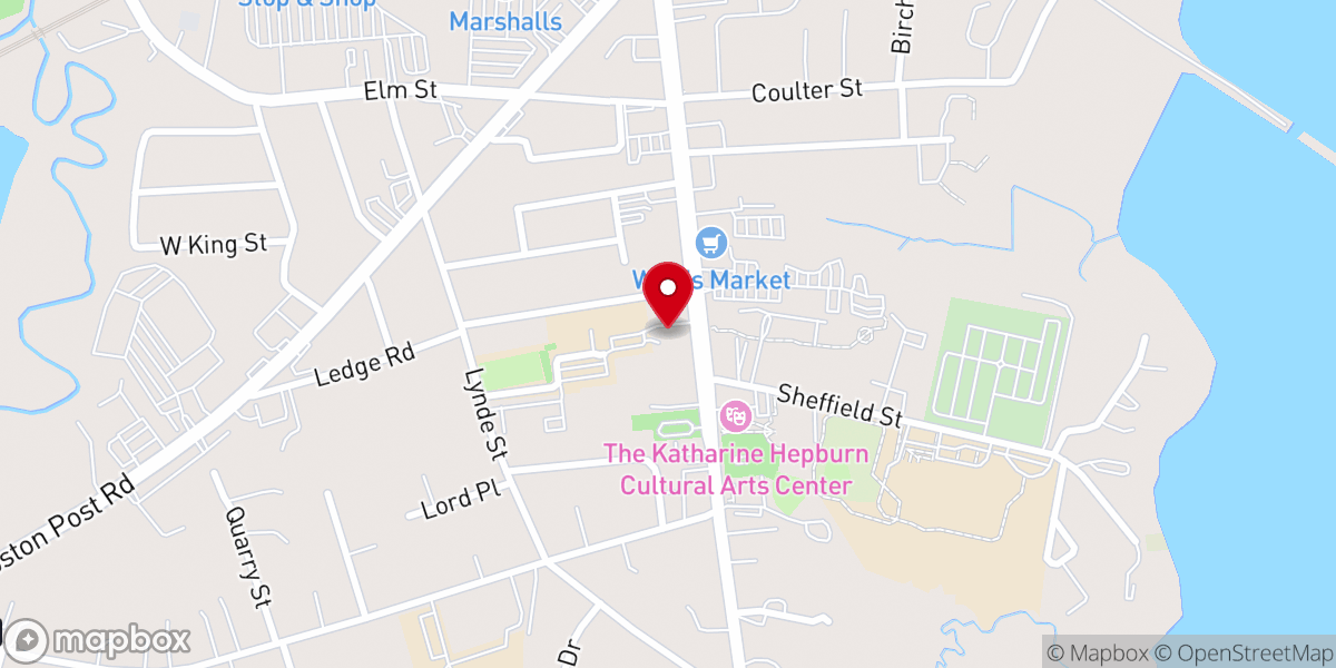 Map showing location of St John's Rc Church