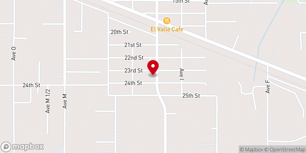 Map showing location of First Baptist Church - Alta Loma