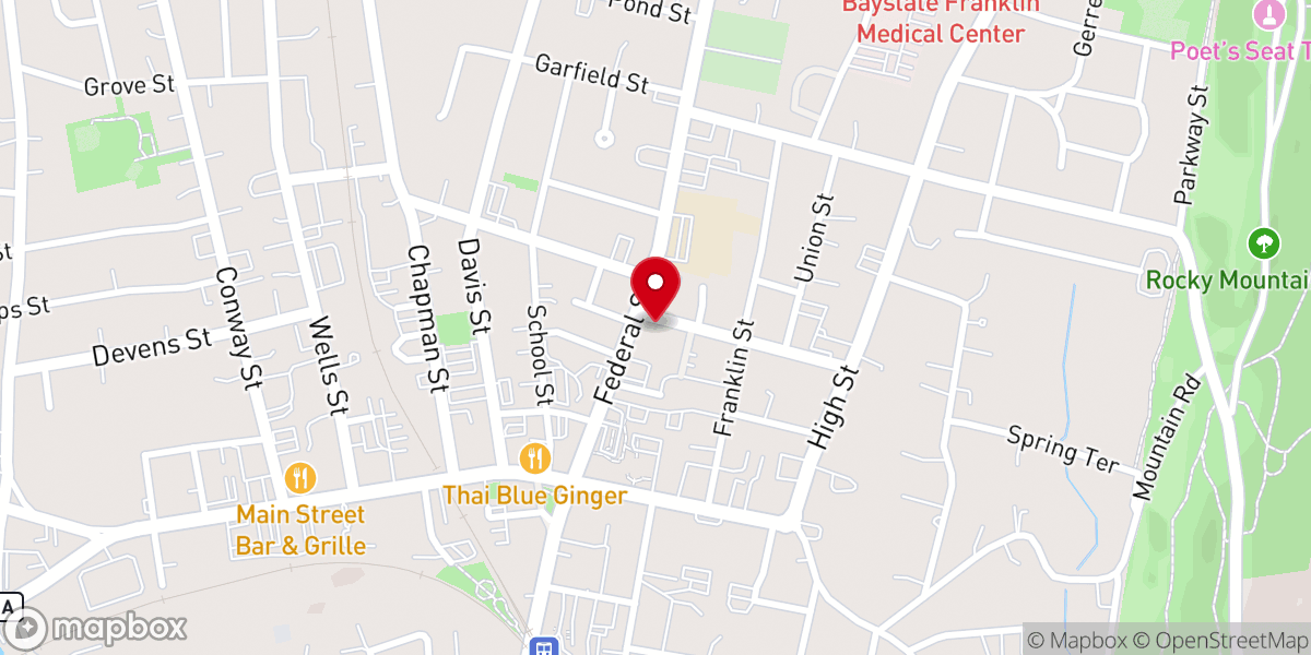 Map showing location of The Episcopal Church of Saints James and Andrew