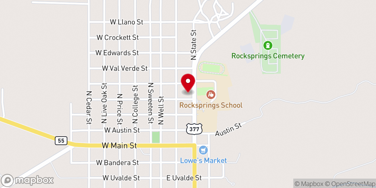 Map showing location of Sacred Heart of Mary Catholic Church
