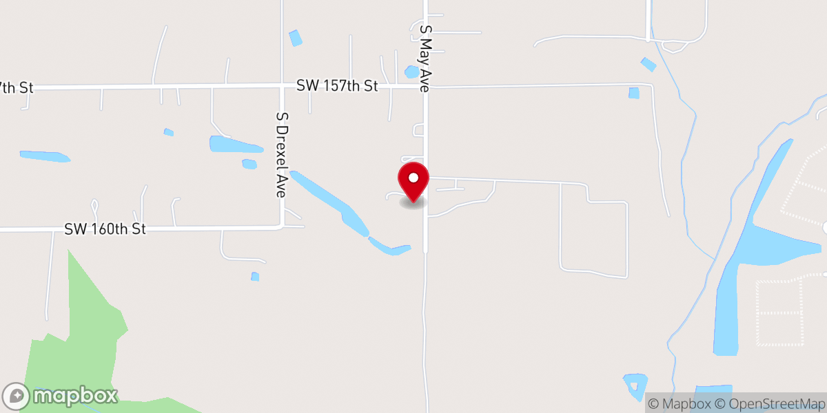 Map showing location of Oklahoma Chinese Baptist Church