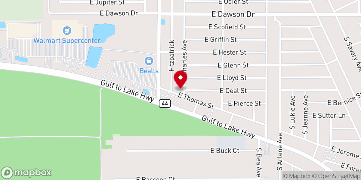 Map showing location of New Covenant Grace Fellowship