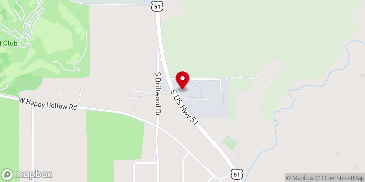 Map showing location of Song of Joy Foursquare Church