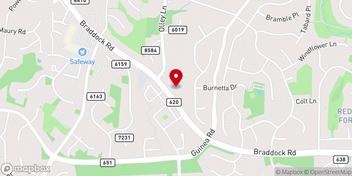 Map showing location of The Church of the Good Shepherd