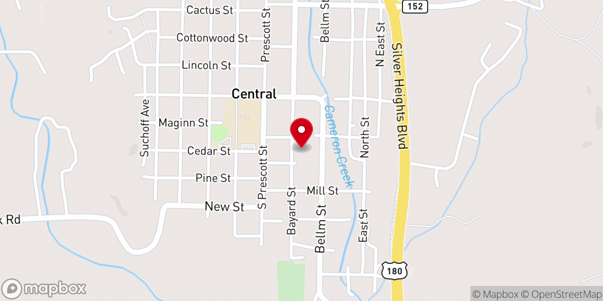 Map showing location of Santa Clara Parish Church