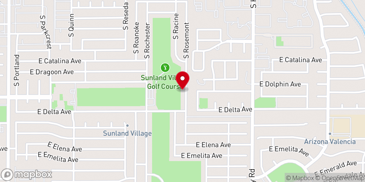 Map showing location of Phoenixchristministry