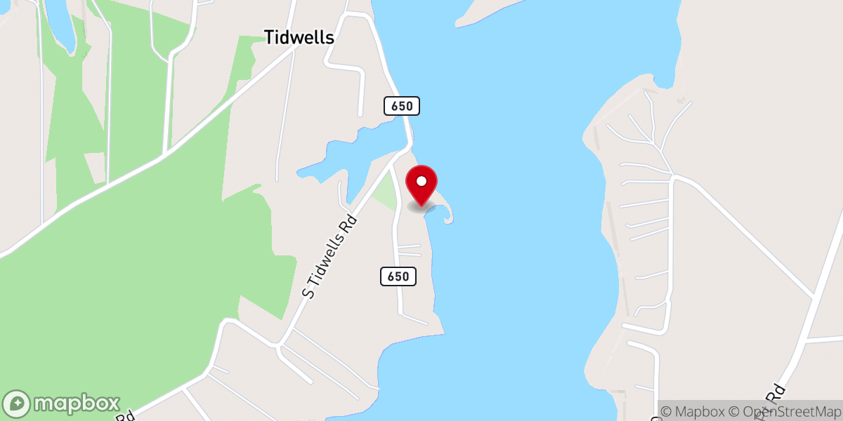 Map showing location of Saint James Episcopal Church of Cople Parish