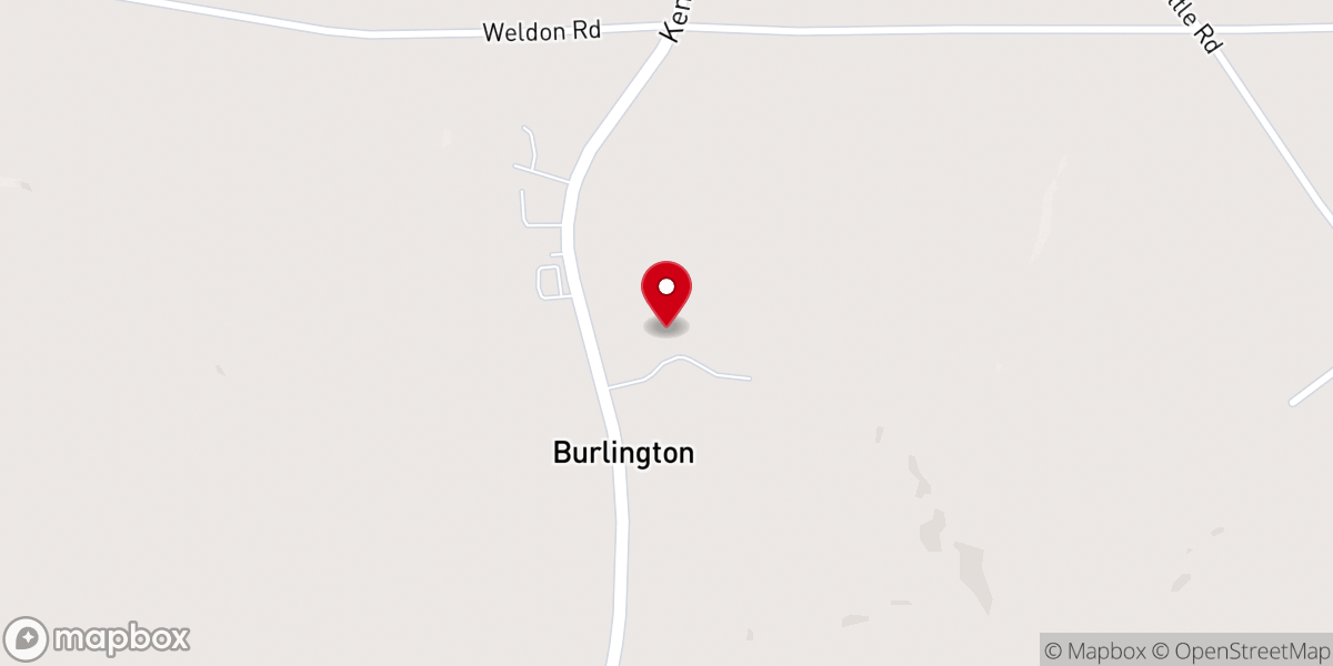 Map showing location of Mount Olive Congregational Christian Church