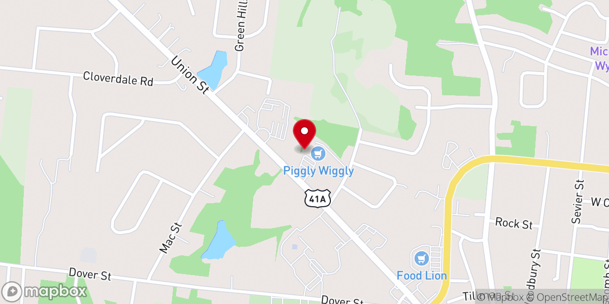 Map showing location of Agape Worship Center