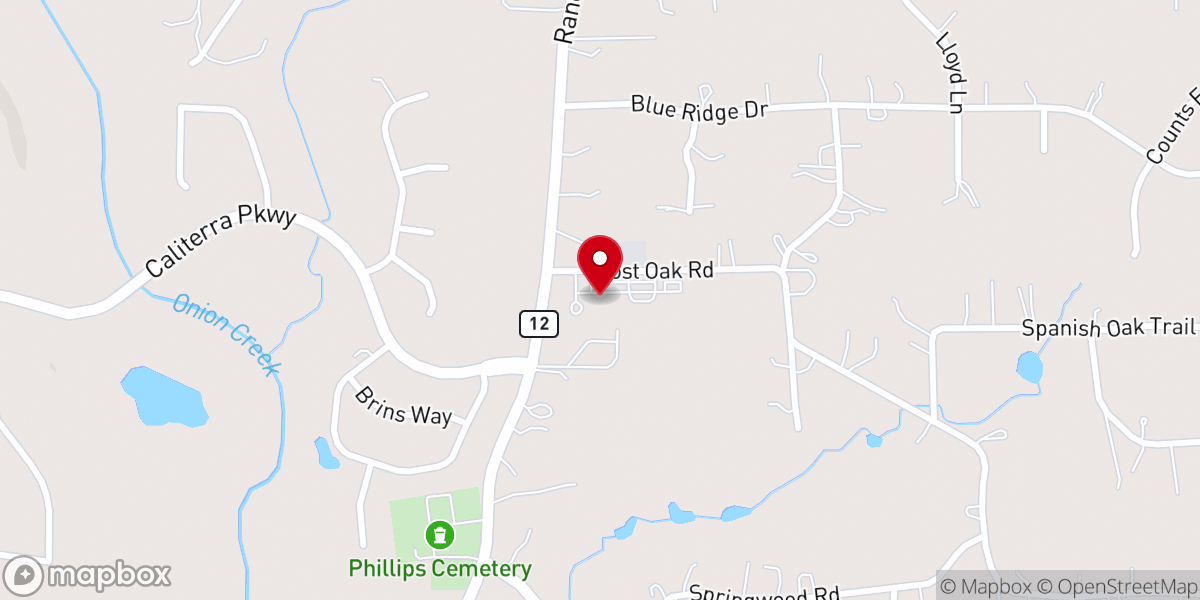 Map showing location of St. Martin de Porres Roman Catholic Church