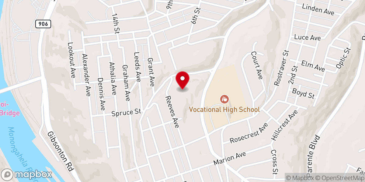 Map showing location of Saint Spyridon Hellenic Center