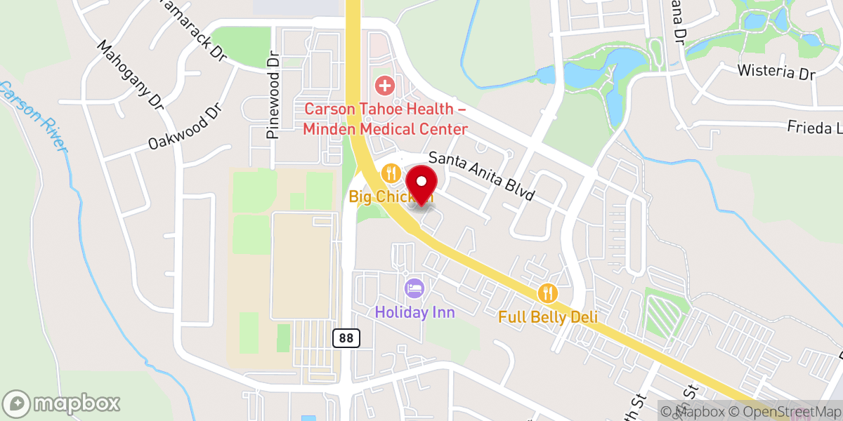 Map showing location of The Potter's House Christian Fellowship Church