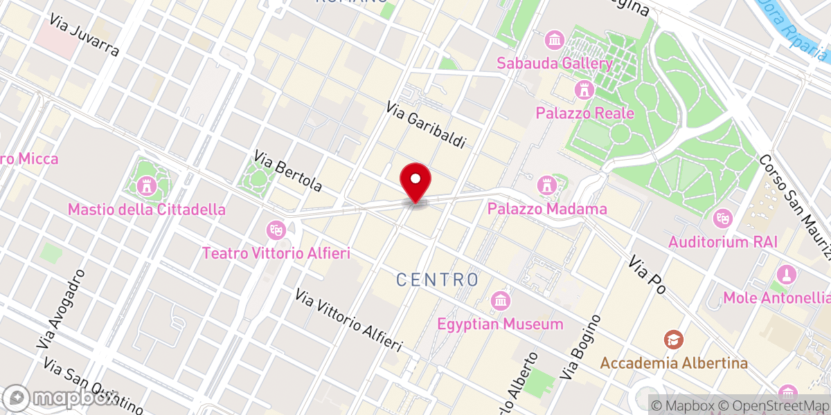Map showing location of Chiesa di San Tommaso