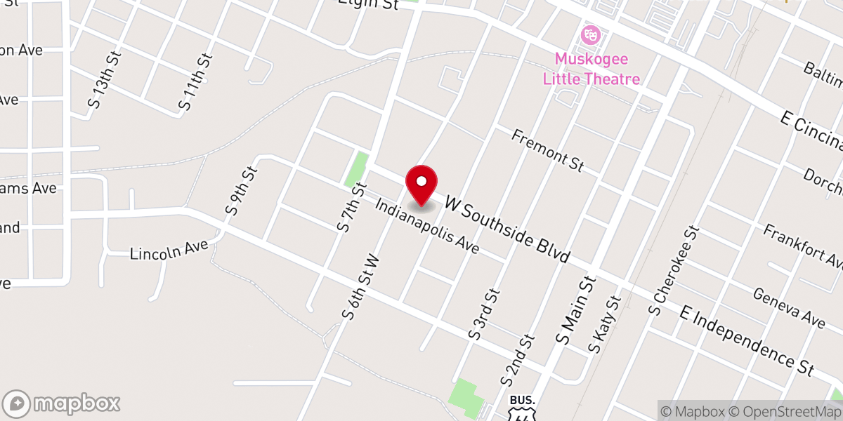Map showing location of Goodwill Church of God