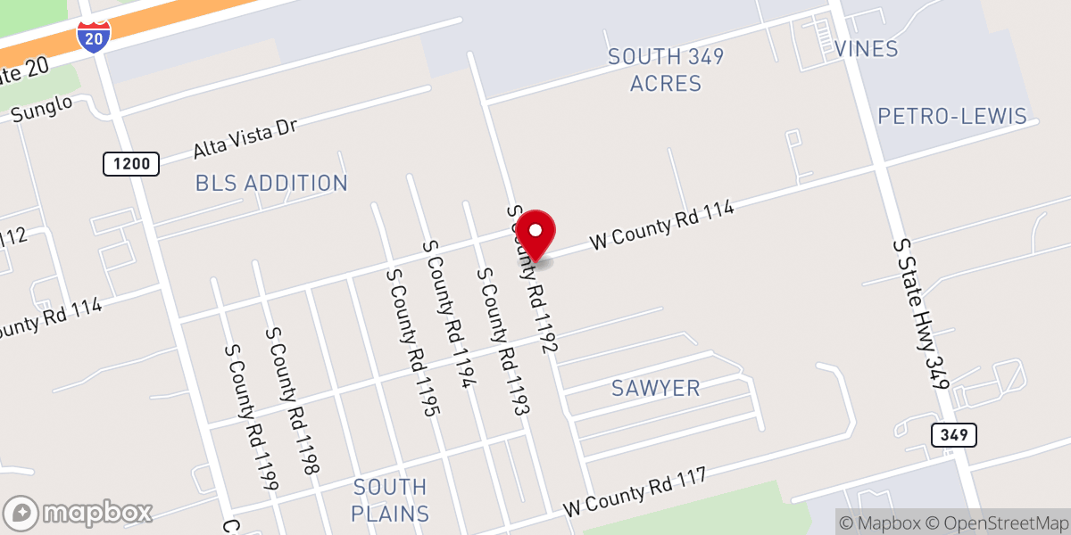 Map showing location of Alexander Temple Church of God in C Hrist